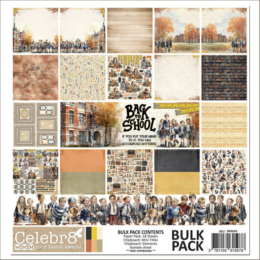 Celebr8 - Back to School - Bulk Paper Pack