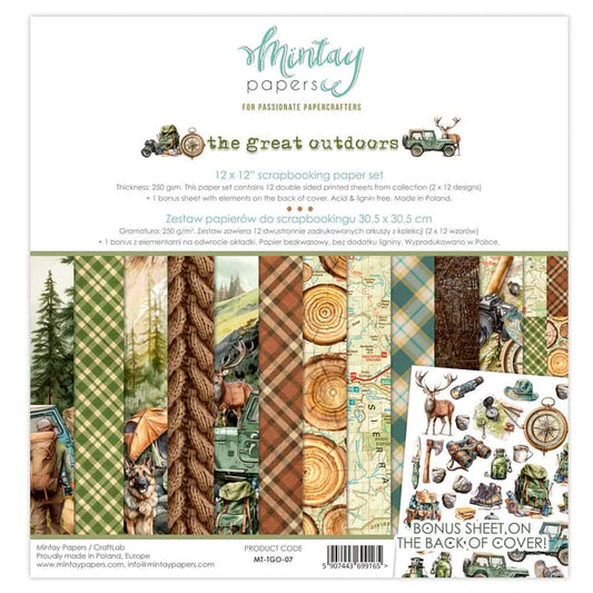 Mintay - The Great Outdoors - 12 x 12 Collection Pack