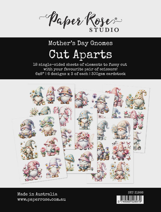 Paper Rose - Mother's Day Gnomes - Cut Aparts Paper Pack