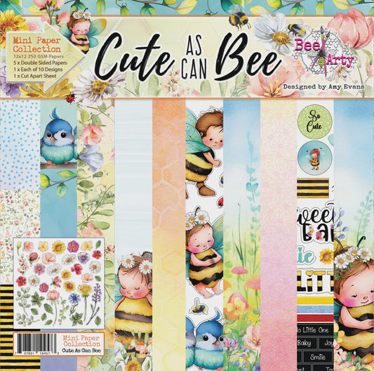 Bee Arty - Mini Paper Collection - Cute As Can Bee