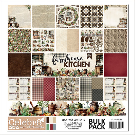 Celebr8 - Farmhouse Kitchen - Bulk Pack