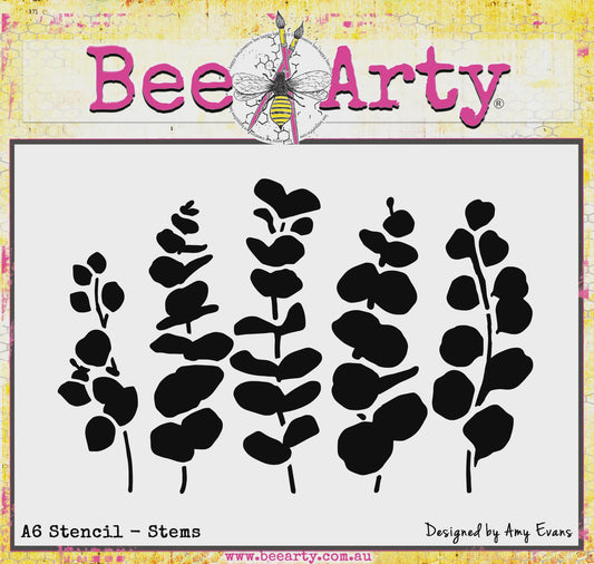 Bee Arty - Stencils - Stems A6