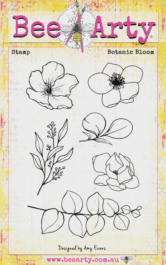 Bee Arty - Stamp - Botanic Bloom