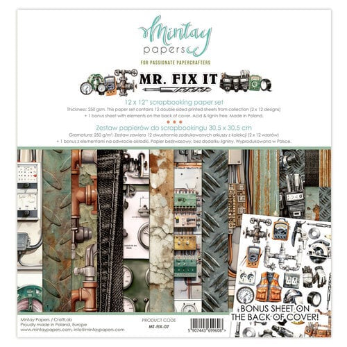 Mintay - Mr Fix It - 12 x 12 Collection Pack