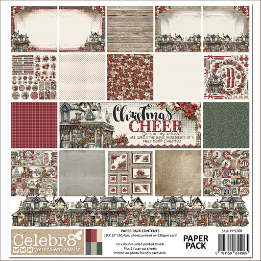 Celebr8 - Christmas Cheer - Paper Pack